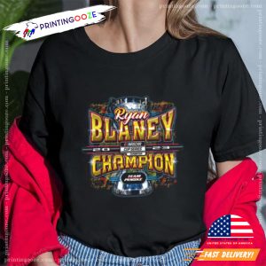 12 ryan blaney Team Penske NASCAR Cup Series Champion T Shirt