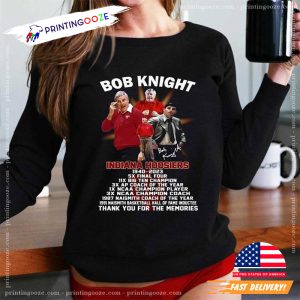 Bob Knight indiana hoosiers basketball 1940 2023 Shirt