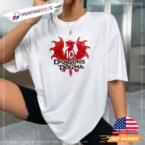 Dragon’s Dogma 10th Anniversary Logo T Shirt 1