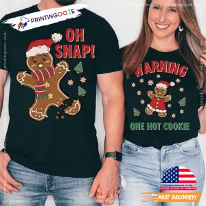 Ginger Cookies Funny Couples Christmas T Shirt 1