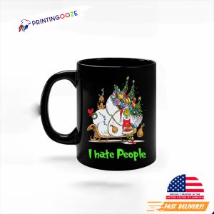 Grinch Santa Hate People Coffee Mug