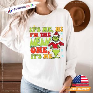 I Am The Mean One Christmas the grinch tee 1