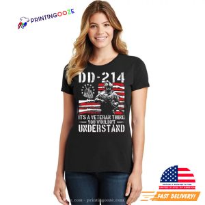 It's A Veteran Thing You Wouldn't Understand USA DD 214 T Shirt 2