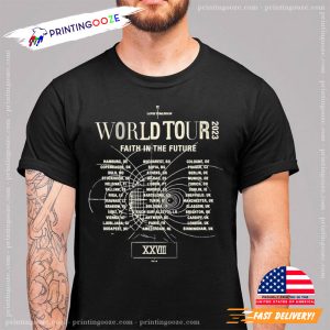 Louis Tomlinson Faith In The Future World Tour 2023 Schedule T-Shirt