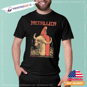 Merry Christmas Krampus Metallica Rock T Shirt