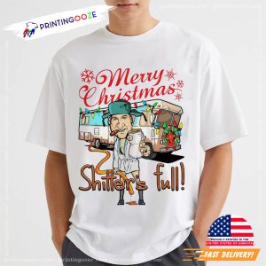 Merry Christmas shitters full Weird Meme Tee 3