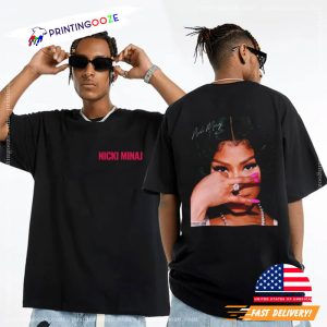 Nicki Minaj Graphic Signature 2 Sided Shirt