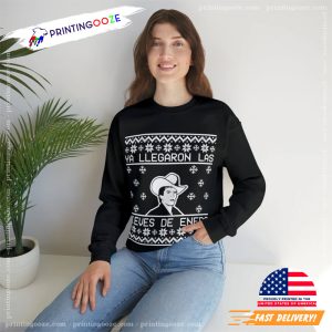 Nieves de Enero Ugly Christmas Chalino Sanchez T Shirt 3