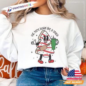 Out Here Looking Like A Snack Funny Snack Christmas Tee 5