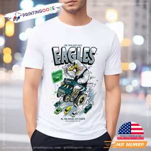 Philadelphia Eagles vs Kansas City Chiefs Funny Art Tee 1