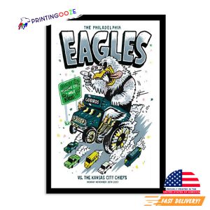 Philadelphia Eagles vs Kansas City Chiefs Funny Poster 1