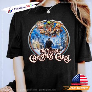 Retro 90s The Muppet Christmas Carol Disney Movie T Shirt