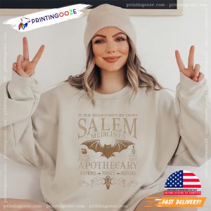 Salem Apothecary Retro Style T Shirt 4