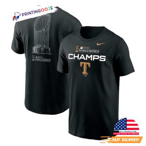 Texas Rangers Nike 2023 World Series Champions Trophy T Shirt 3