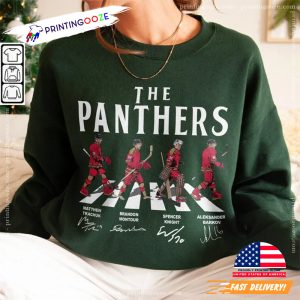 The Panthers Hockey Team Abby Road Signatures Tee 1