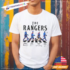 The Rangers Hockey Team Abby Road T Shirt