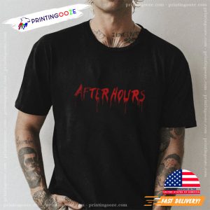 The Weeknd After Hours Blood Drip T shirt 1