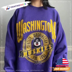 Vintage 90s University Washington Football T Shirt