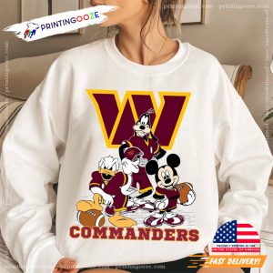 Washington Commanders Disney Football T Shirt 1