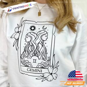 Zodiac Gemini tarot card shirt 1