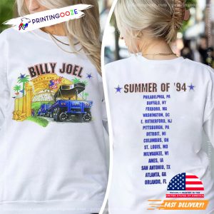 billy joel greatest Tour Summer Of 94 2 Sided Shirt