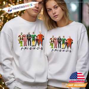 friends tv series Christmas Movie Graphic Shirt