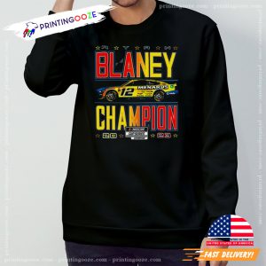 penske team Ryan Blaney 12 NASCAR Cup Shirt