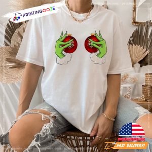 the grinch hand Tinsel Tits funny shirts for christmas 2