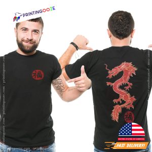 2024 chinese new year Of The Dragon 2 Sided Shirt