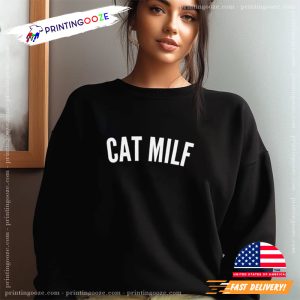 Cat MILF, Funny Kitten Lover Mom Shirt 1