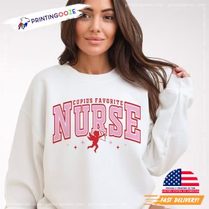 Cupid's Favorite Nurse, Valentine Nurse Shirt 2