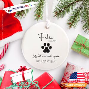 Customized Cat Meow Christmas Ornament No.2