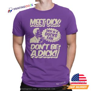 Dick Is A Ducks Fan Funny washington huskies Fan Shirt, Anti Oregon Fan Funny Gift