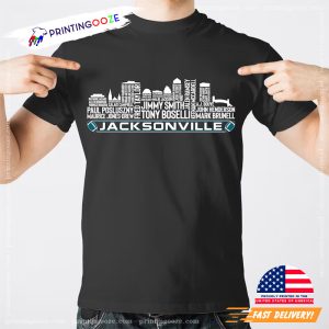 Football Team All Time Legends, Jacksonville City Skyline shirt 3