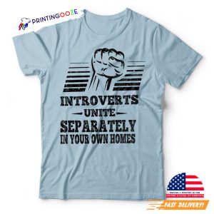 Intriverts Unite Funny T Shirt 1