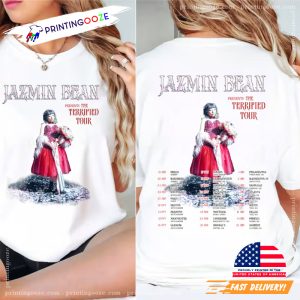 Jazmin Bean The Terrified Tour 2023 2 Sided Shirt