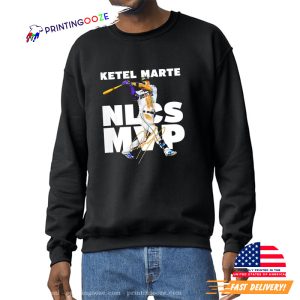 Ketel Marte, Dominican Professional Signature Baseball T shirt 1