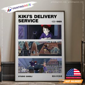 Kiki's Delivery Service, Studio Ghibli Poster 2