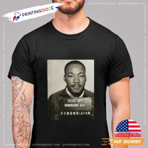 Martin Luther King Jr Vintage Mugshot T Shirt
