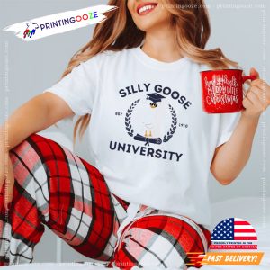 Silly Goose University Quirky Academic Shirt 1