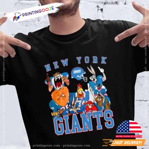 Super Bowl Looney Tunes new york giants tee shirts 1