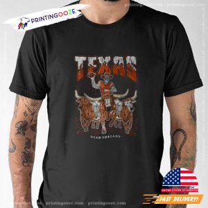 TEXAS FOOTBALL Dead Threads Football T shirt 1