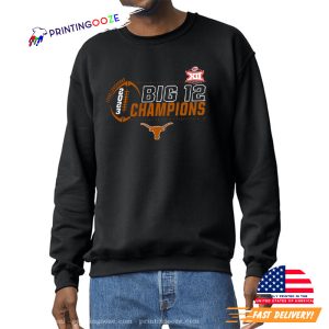 Texas Longhorns 2023 Big 12 Football Conference Champions T Shirt 1