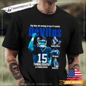 The DeVitos Big Blue Wrecking Crew Presents 90s Style T Shirt 1