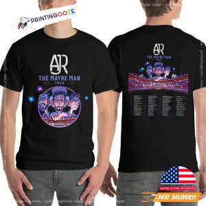 The Maybe Man Tour 2024 aJR concert 2 Sided Shirt