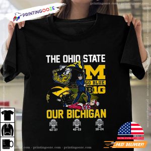 The Ohio State Go Blue B1g Our Bichigan Shirt 1