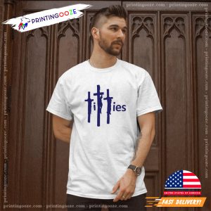 Titties on the Cross, Funny Jesus Shirt 1