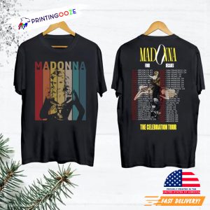 Vintage 2024 Tour Madonna The Celebration T Shirt 1