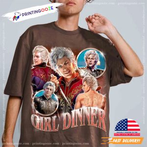 Vintage 90s Astarion Baldurs Gate 3 Girl Dinner T Shirt