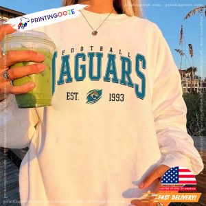 Vintage Style Jacksonville Jaguars Football Shirt 2